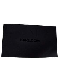 Karl Lagerfeld Black Faux Leather K/Klassik Satchel
