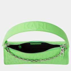 Karl Lagerfeld Green Recycled leather crossbody
