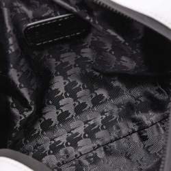 Pre Owned Karl Lagerfeld Black/Clear PVC Karlito Print Cosmetic Pouch