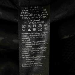 Pre Owned Karl Lagerfeld Pink Satin Zip-Up Blouse M