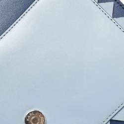 Karl Lagerfeld Tricolor Leather Zigzag K/Klassik Shoulder Bag