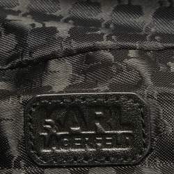 Karl Lagerfeld Black Nylon Rue St. Guillaume Belt Bag