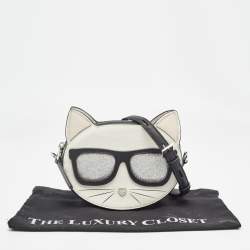 Karl Lagerfeld Multicolor Leather Maybelle Cat Crossbody Bag