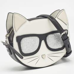 Karl Lagerfeld Multicolor Leather Maybelle Cat Crossbody Bag