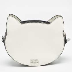 Karl Lagerfeld Multicolor Leather Maybelle Cat Crossbody Bag