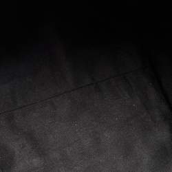 Karl Lagerfeld Black/White Canvas K/Signature Webbing Tote