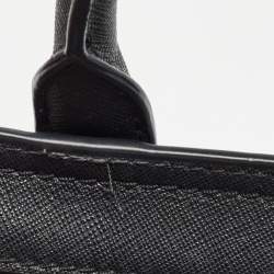 Karl Lagerfeld Black Saffiano Leather Micro K KLASSIK Tote