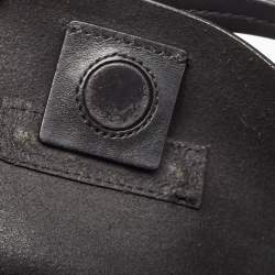 Karl Lagerfeld Black Leather Vertical Tote