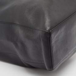 Karl Lagerfeld Black Leather Vertical Tote