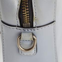 Karl Lagerfeld Light Blue Leather K/Signature Camera Crossbody Bag