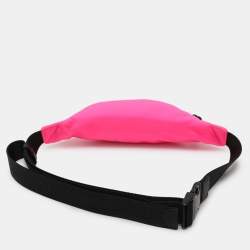 Karl Lagerfeld Neon Pink Nylon Rue St. Guillaume Belt Bag