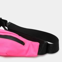 Karl Lagerfeld Neon Pink Nylon Rue St. Guillaume Belt Bag