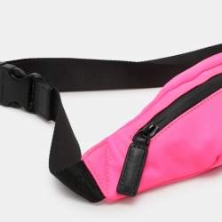 Karl Lagerfeld Neon Pink Nylon Rue St. Guillaume Belt Bag