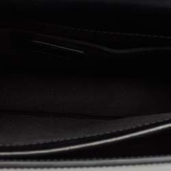 Karl Lagerfeld Black Leather K/Signature Shoulder Bag