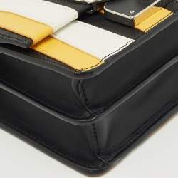 Pre Owned Karl Lagerfeld Multicolor Leather Stripe K/ikonik Crossbody Bag