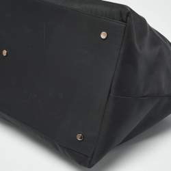 Pre Owned Karl Lagerfeld Black Nylon k/ikonik Duffel Bag