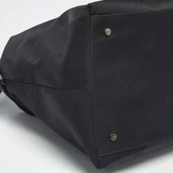 Pre Owned Karl Lagerfeld Black Nylon k/ikonik Duffel Bag