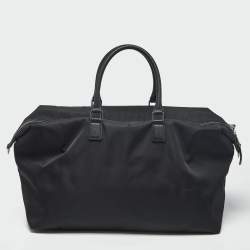 Pre Owned Karl Lagerfeld Black Nylon k/ikonik Duffel Bag