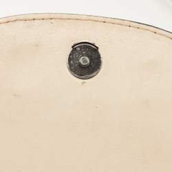 Pre Owned Karl Lagerfeld Light Beige Quilted Leather K/Signature Convertible Belt Bag