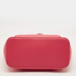 مملوكة مسبقًا Karl Lagerfeld Louise French Rose Leather Tote