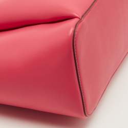 مملوكة مسبقًا Karl Lagerfeld Louise French Rose Leather Tote