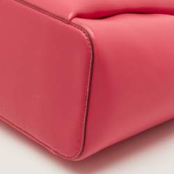 مملوكة مسبقًا Karl Lagerfeld Louise French Rose Leather Tote