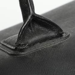 مملوكة مسبقًا Karl Lagerfeld Black PVC Patches Duffel Bag