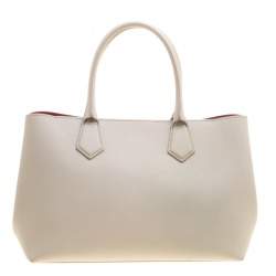 Karl Lagerfeld Grey Textured Leather Tote