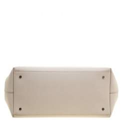 Karl Lagerfeld Grey Textured Leather Tote