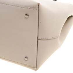 Karl Lagerfeld Grey Textured Leather Tote