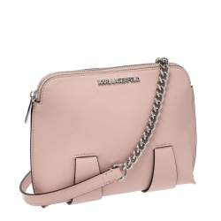 karl lagerfeld purse pink