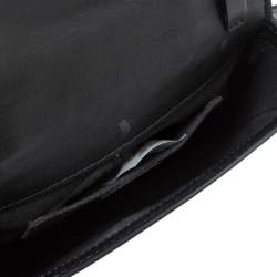 Pre Owned Karl Lagerfeld Black Quilted Leather Belt Bag