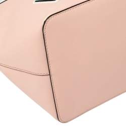 Karl Lagerfeld Pink/Black Leather K/jet Choupette Shopper Tote 
