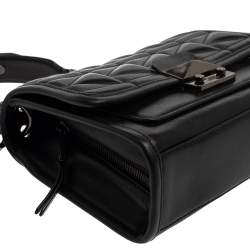 Pre Owned Karl Lagerfeld Black Quilted Leather Shoulder Bag