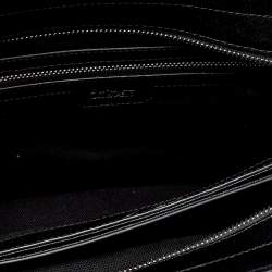 Pre Owned Karl Lagerfeld Black Saffiano Leather K/Ikonik Tote