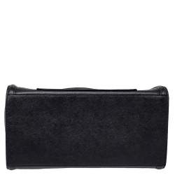 Pre Owned Karl Lagerfeld Black Saffiano Leather K/Ikonik Tote