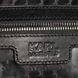 Karl Lagerfeld Black Nylon K Ikonik Tote