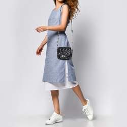 Pre Owned Karl Lagerfeld Black Quilted Leather Shoulder Bag