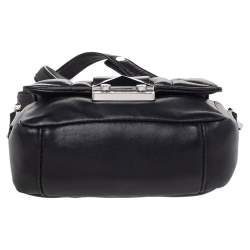 Pre Owned Karl Lagerfeld Black Quilted Leather Shoulder Bag