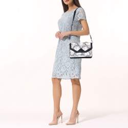 Pre Owned Karl Lagerfeld Multicolor Printed Leather K/Klassik Shoulder Bag