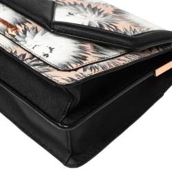 Pre Owned Karl Lagerfeld Multicolor Printed Leather K/Klassik Shoulder Bag