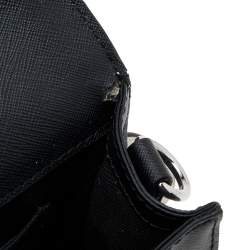 Pre Owned Karl Lagerfeld Black Leather K/Kocktail Karl Crossbody Bag