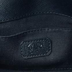 Pre Owned Karl Lagerfeld Black Leather K/Kocktail Karl Crossbody Bag