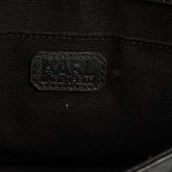 Karl Lagerfeld Black Leather K/Klassik Shoulder Bag