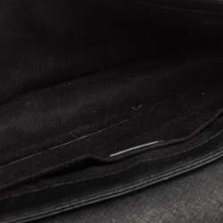 Karl Lagerfeld Black Leather K/Klassik Shoulder Bag
