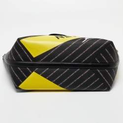 Karl Lagerfeld Black Coated Canvas K/City Shopper Tote