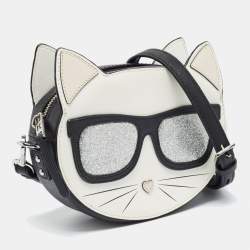 Karl Lagerfeld Multicolor Leather Maybelle Cat Crossbody Bag
