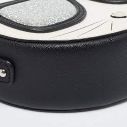Karl Lagerfeld Multicolor Leather Maybelle Cat Crossbody Bag
