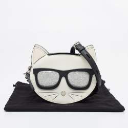 Karl Lagerfeld Multicolor Leather Maybelle Cat Crossbody Bag