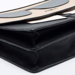 Karl Lagerfeld Multicolor Leather Flap Shoulder Bag